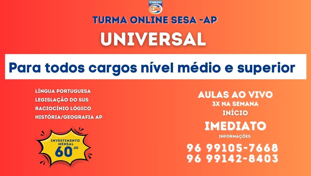 Turma SESA AP - Universal
